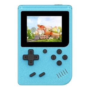 Retro Handheld Game Console Built-In 400 Video Games Blue Portable Handheld 3.0”